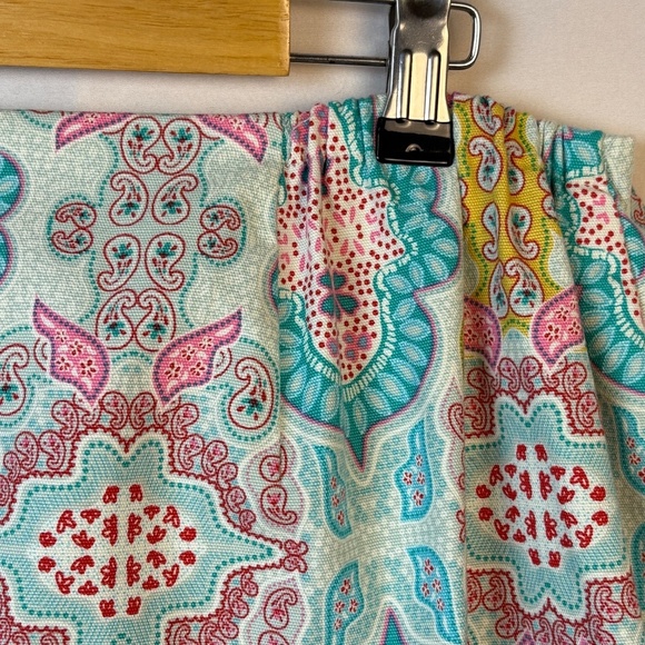 Talbots Womens Knee Length Pencil Skirt Elastic side Sz 14P Preppy Spring Resort - Picture 9 of 13